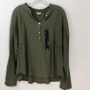 Lucky 🍀 Brand Long Sleeve Blouse || NWT || L ||